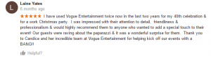 Google Review - Laine Yates