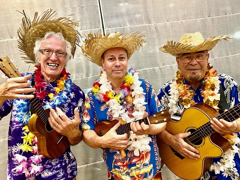 Hawaiian theme band