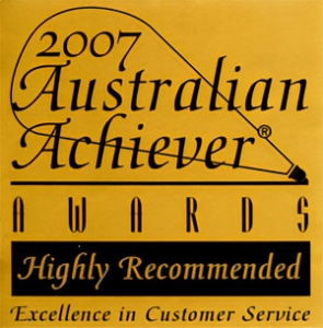 australian-achievers-award-2007 Highly Recommended