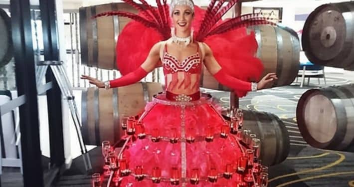the champagne dress