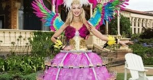 the champagne dress showgirl