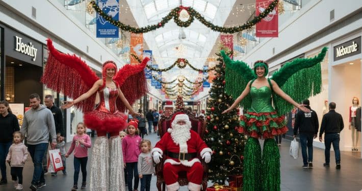 Stilt Divas Christmas Angels