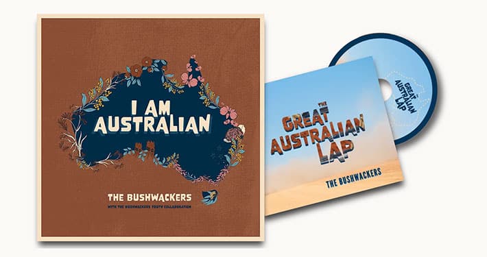 the bushwackers - I am Australian CD cover