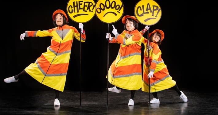 The Mask Family Lollypop Ladies roving mask characters
